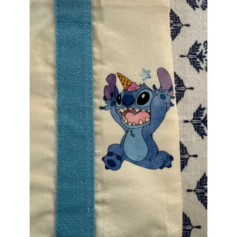 Disney Stitch Blue Custom Made Mini Tote